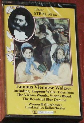 Strauss Jnr. Famous Viennese Waltzes CASSETTE ALBUM Bibi Music BBM55 NEW SEALED - Image 1 of 4