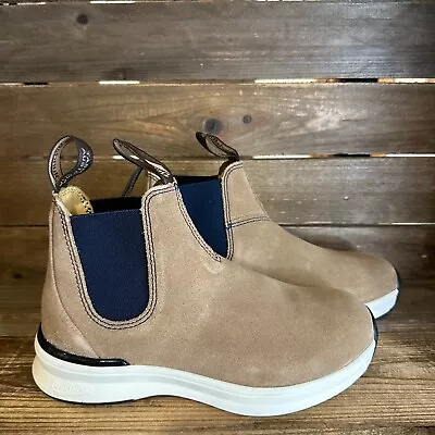 New NIB Womens Blundstone Original 2146 Tan Suede Sneaker Ankle Boots Size 6.5 M - Image 1 of 4