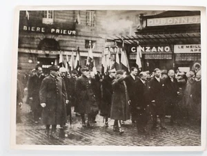 TIRAGE PHOTO	ARGENTIQUE, 1937	DE PRESSE  DALADIER 18X23cm - Picture 1 of 2