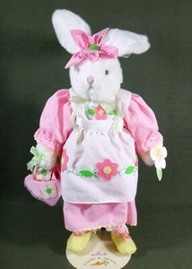 HALLMARK Bunnies by The Bay HOPSY DAISY LILI LAFLEUR 16" plush RABBIT toy 2004 - Picture 1 of 11
