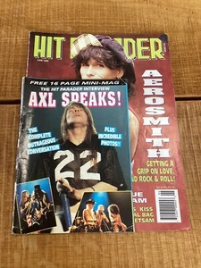 Hit Parader Magazine June 1993 Mini Mag Soundgarden Centerfold Aerosmith Cover - Picture 1 of 7