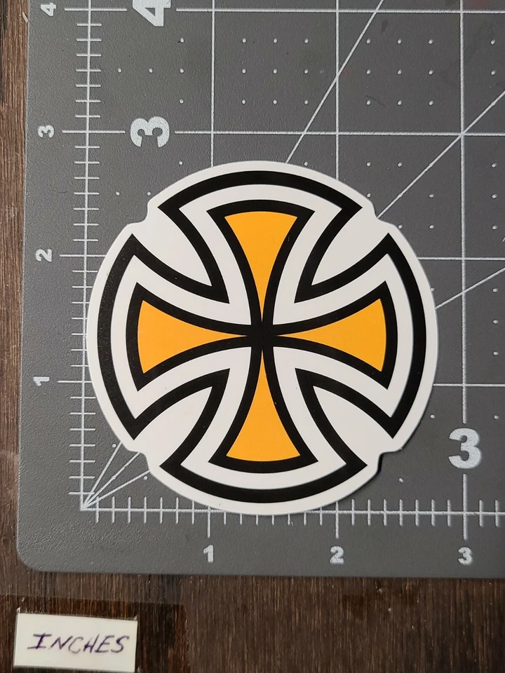 Independent Truck Co. Cross Glossy Adult Humor Skateboard Decal Sticker Gloss12