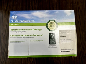 Sustainable Earth SEB96AR Black Toner Cartridge HP Laserjet 2100 series C4096A - Picture 1 of 2