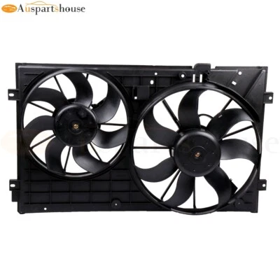 Front A/C Radiator Cooling Fan For Volkswagen Jetta Beetle Passat 2.5L 2.0L - Image 1 of 4
