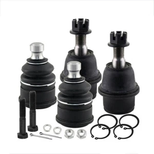 4 for Chevy Trailblazer GMC Envoy Front Upper & Lower Ball Joints  NY - Picture 1 of 7