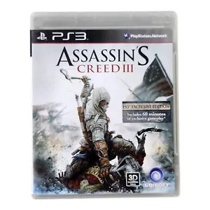 Assassins Creed III 3 (Sony PlayStation 3, 2012) PS3 Game | Free Postage AU - Picture 1 of 6