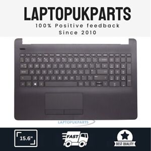 Fits For HP 15-BS031NW Keyboard Complete Housing Palmrest + Touchpad UK Black