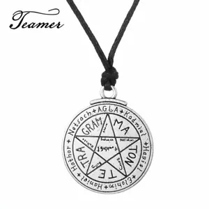 Collar Colgante Talismán Amor Tetragrámaton Sello de Salomón Pentáculo - Imagen 1 de 3