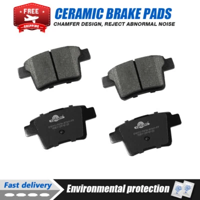 Rear Ceramic Brake Pads for Ford Five Hundred Freestyle 2005 2006 2007 - Image 1 of 4