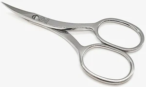 ACCIAIO INOX LUCIDO - NTS-Solingen GERMANIA - moderne forbici per unghie 9 cm - Foto 1 di 7