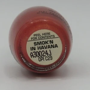 OPI Nail Lacquer SMOKN IN HAVANA .5 fl oz Black Label OPI C29 CARIBBEAN COLL 96 - Picture 1 of 2