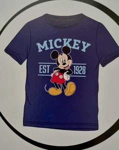 T-Shirt Mickey Mouse / Disney Mickey Mouse / Dunkelblau Blau / Größe 98-104 - Bild 1 von 3