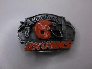 Vintage Cleveland Browns Belt Buckle Siskiyou Pewter 1987 Never Used # 868 - Picture 1 of 5