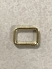 1/2” x 3/4” Brass Plated Square Ring Loop 107941BP (25 for $1.50)