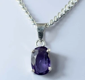 Natural 5.80 Ct Color Changing Alexandrite Oval Gemstone Pendant Wedding Gift - Picture 1 of 7