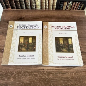 Memoria Press English Grammar Recitation, Cheryl Lowe Teacher Bundle 2 - Picture 1 of 4