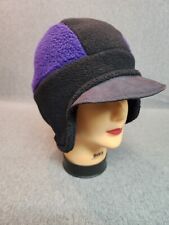 Perigee vintage hat Felted Warm Purple black Y2K Beanie