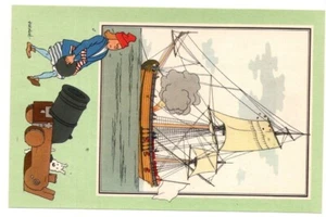 Chromo VOIR et SAVOIR. Marine série 4. N°52. GALIOTE A BOMBES. Etat neuf - Picture 1 of 1