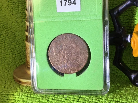 1794 LIBERTY CAP LARGE CENT HEAD OF 1794 in BCW SLAB Cover