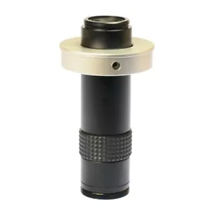 Industrial Vision Lens Max 120X Zoom Lens C-Mount Glass Lens W/50mm Ring Adapter - Picture 1 of 6