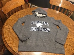 Penn State Nittany Lions NCAA Youth Boys Gray Hoodie Size Large (14/16) - NWOT - Picture 1 of 6