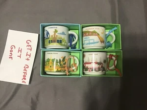 (Set of 4) Starbucks You are Here Collection Ornament Cups Cambodia - Picture 1 of 3