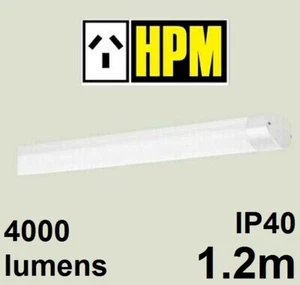 HPM VEGA LINEAR Diffused Linear LED 40W Batten Premium 1200mm 4000K (4000lumens)
