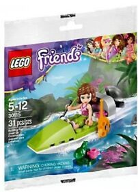 2014 Lego 30115 Minifigures Minifigure Friends Jungle Boat Poly Bag Sealed