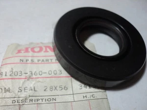 Honda CR125 MT125 MR175 1974-78 cárter sello de aceite nuevo fabricante de equipos originales P/N 91203-360-003 - Imagen 1 de 1