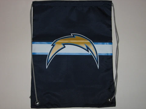 San Diego Chargers Nylon Drawstring Sack / Back Pack FREE SHIPPING!! Cover