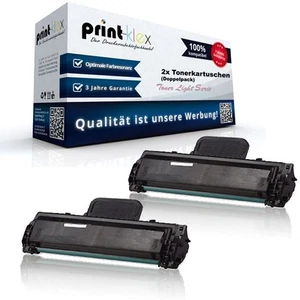 2 cartucce toner laser per Samsung ML 1660 N MLT-D104 ELS S - serie toner light - Foto 1 di 11