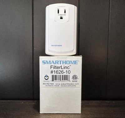 Smarthome Insteon FilterLinc Electrical Noise Filter Plug Model 1626-10 - Image 1 of 3