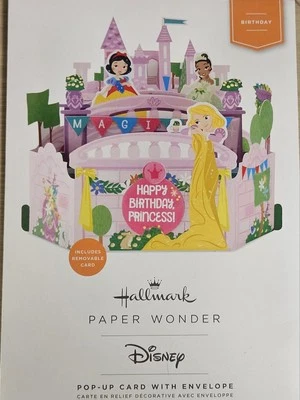 Hallmark Paper Wonder Pop Up Birthday Card for Girls (Disney Princess) - Image 1 of 3