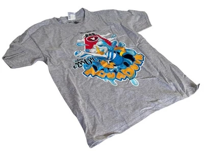 Disney Boys Disney Cruise Line Donald Duck Aqua Dunk Gray Shirt Size Small - Image 1 of 3