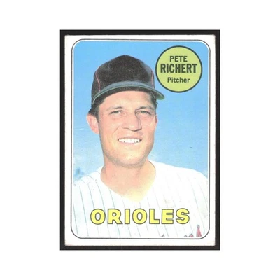 1969 Topps Pete Richert Orioles #86 - Image 1 of 3