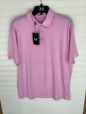 NWT MENS UA GOLF SHIRT SIZE LARGE - Image 1 of 4