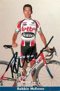 Robbie McEwen Autogrammkarte Lotto-Domo Team Radsport Profi - Bild 1 von 2