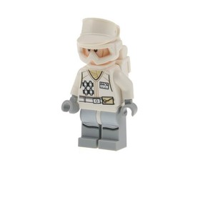 1x Lego Minifigure Star Wars Hoth Rebel Trooper Helmet Goggles Backpack 75098 sw0678