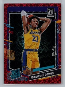 Donruss Optic Maxwell Lewis Red Velocity 2023-24/299 clasificación Rookie #211 10647 - Imagen 1 de 2
