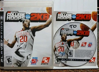 Sony PlayStation 3 PS3 NCAA College Hoops 2K8 Case & Manual Complete Tested CIB  - Image 1 of 4