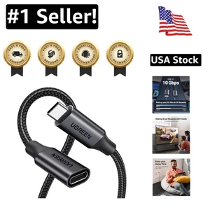 3,3 Fuß USB C 3.2 Verlängerungskabel | Geflochtenes Schnellladen & 4K Video - Bild 1 von 11