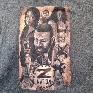 Z Nation Shirt Mens 3XL Gray TV Show Horror Zombie Graphic Gildan Tee T-Shirt - Picture 1 of 10
