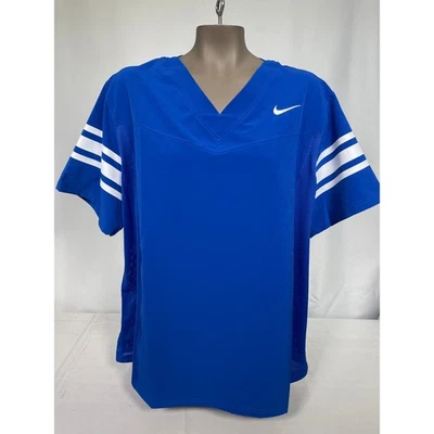 耐克 Vapor Dri-FIT 蓝色国旗足球球衣上衣女式 3XL — 第 1/4 张图片