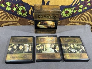 The Lord of the Rings Trilogy - Extended Edition (Blu-Ray, 15-Disc Set) - Foto 1 di 13
