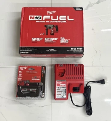 Milwaukee 2912-20 M18 COMBUSTIBLE 1" SDS Plus AVS 3 modos kit de martillos rotativos 5,0 Foto 1 de 4