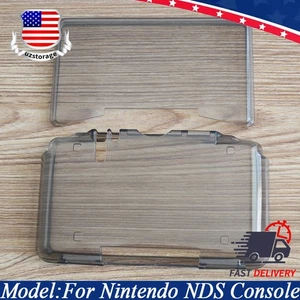 For Nintendo NDS Dual Screen fat DS Clear Black TPU Soft Case Protective Cover - Picture 1 of 6