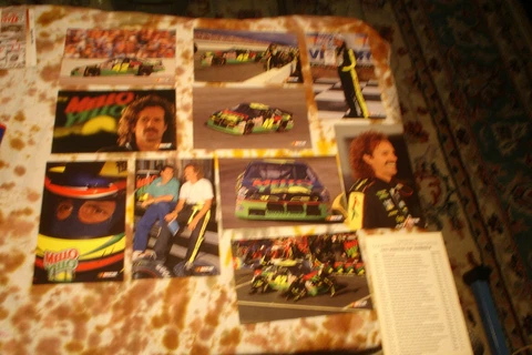 Nascar #42 Kyle Petty Mello Yellow Postcard set of 10 Cover