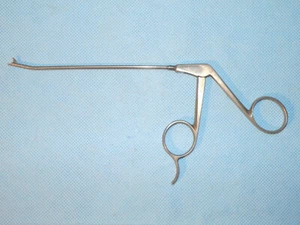 SHUTT Arthroscopy forceps Angled Up Punch 1.6mm bite, model 1.1633 - Picture 1 of 2