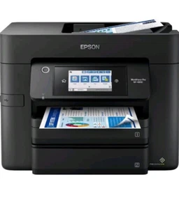 Epson WorkForce Pro Inkjet Black All-In-One Printer WF-4834 - Near Perfect - Zdjęcie 1 z 5