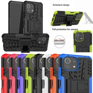 Für Xiaomi Mi 11 / Mi 11 Lite 5G Robuste Hülle Stoßfest Panzer Ständer Handy Cover - Bild 1 von 7